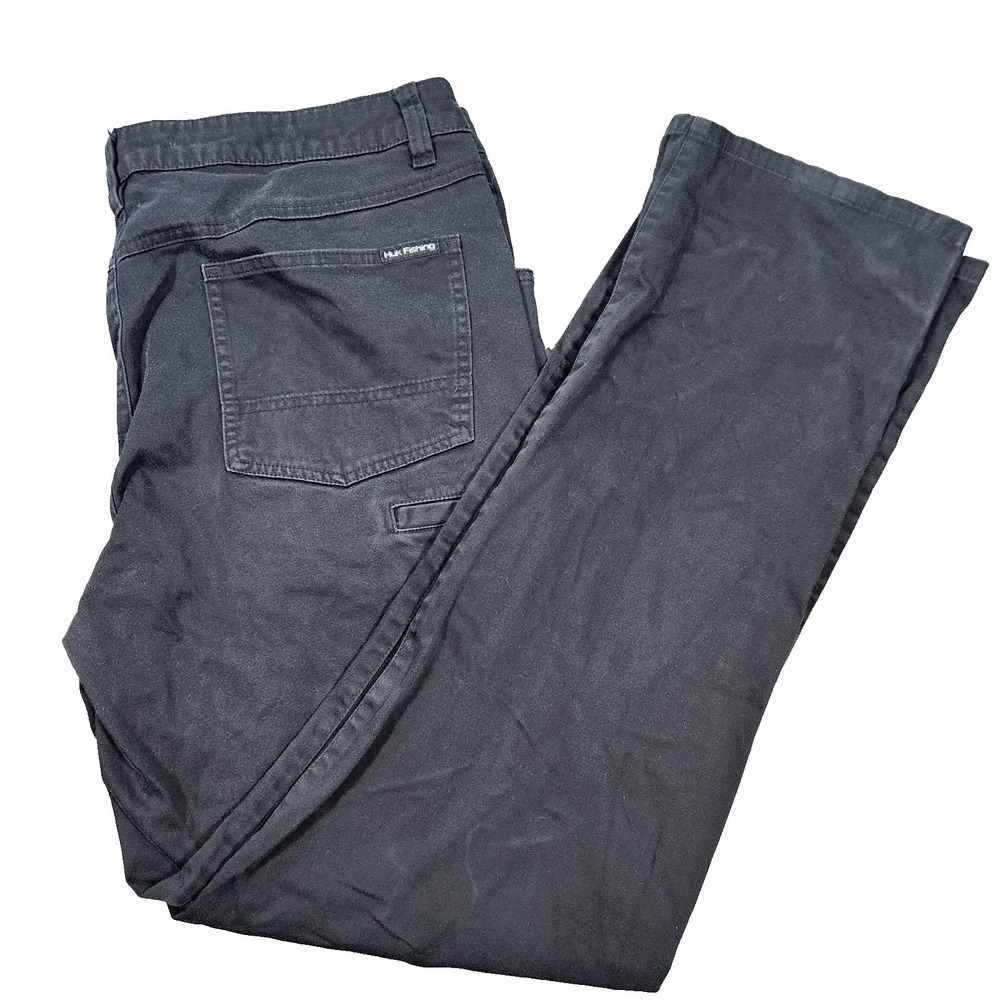 Huk Fishing The Performance Fabrics Black Jeans‎ Size 34